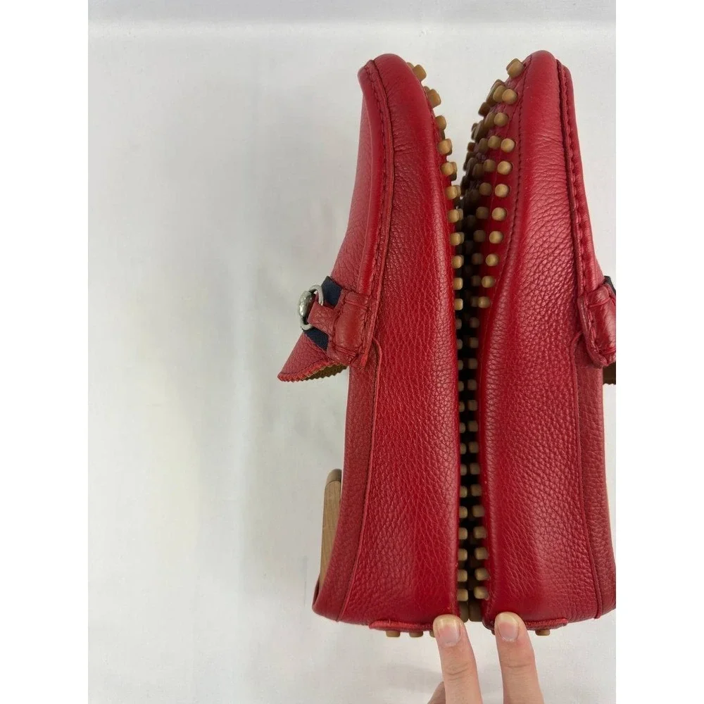 Gucci red leather